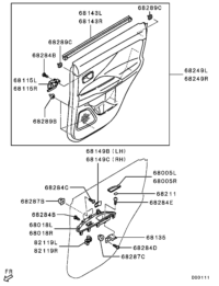 5757A507-W/STRIP,RR DOOR BELT