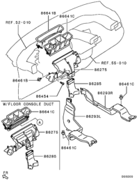7830A449-Duct, rr. heater