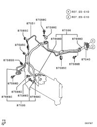 92480W030P-Hose, a/c compressor suction
