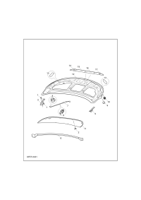 C00150344-Hinge assy (r), hood