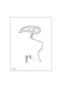 C00285611-Striker assy, hood