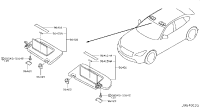 964011MM2C-SUNVISOR ASSY