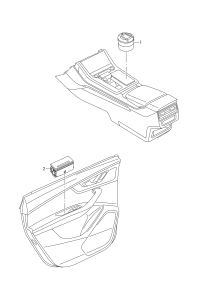 4G8857405A6PS-Ashtray ghost (black)