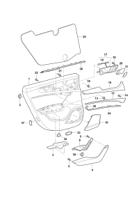 4KG868145-Gasket, door g-box