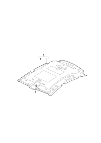 4KG8675053FW-Molding headlining