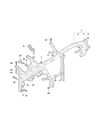 4KG857017-Member, instrument panel cross