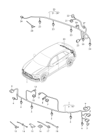 4M8971104E-Harness, bumper