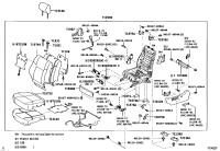 7186833040E0-SHIELD, FRONT SEAT CUSHION, INNER NO.1 LH