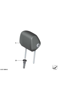 52107362611-Headrest leather