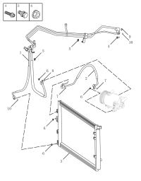 8010003500-ASSY,HIGH/LOW PRESSURE PIPE