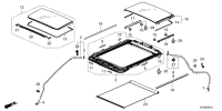 700103F0H11-FRAME ASSY-SUNROOF