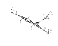 600707100A-Gear, tie rod steering, outer