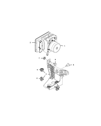 6000625270-HYDRAULIC CONTROL UNIT ANTI-LOCK BRAKE SYSTEM