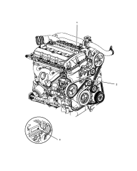 4884601BA-ENGINE LONG BLOCK