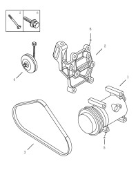 Q14608100-Hexagon head bolt, springwash and peace wash assy