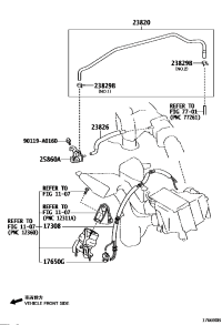 238260P130-HOSE, FUEL VAPOR FEED, NO.1