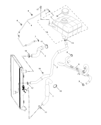 K21423CD040-Hose, radiator expansion tank