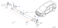 F25116RSMA-SUPPORT-RADIATOR CORE,UPPER
