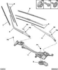6429EA-ARM-FRT WIPER