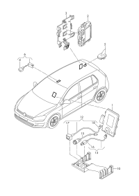 5G0980611-Coupling antenna