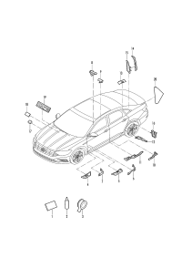 L17A864237-Insulator, fender