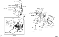 6940A107XA-LEVER,F/ST RECLINING ADJ,L
