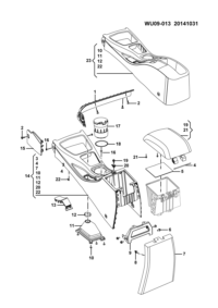 23892170-Sub facia panel comp
