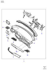 JS1016A06A04-GRILLE ASSY-REAR COOLER,OUTLET