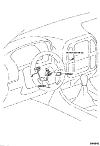 8463334010-WIRE, CRUISE CONTROL SWITCH