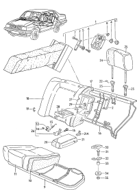 L165885305-Frame assy-rr seat