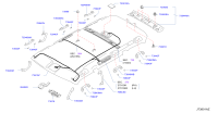 739661LZ0A-GARNISH ASSY-ROOF,REAR