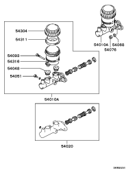 MB238309-SEAL,BRAKE M/CYL TO