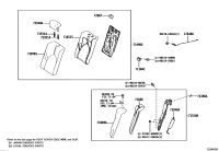 7165207010-Pad, rear seat back, lh (for separate type)