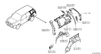 G67161DAMA-EXTENSION-REAR WHEEL HOUSE OUTER,RH
