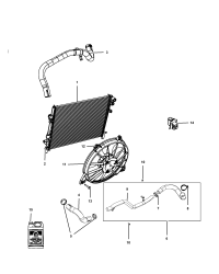5058911AD-(F)HOSE RADIATOR OUTLET