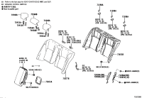 7126733010-Bracket sub-assy, rear seat stopper, rh/lh