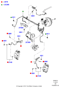 DB5Z2078E-Brake assy-lh