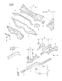 5C0803128-Retainer crossmember