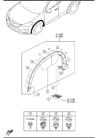 KR1151W20-FENDER(R),OVER-FRT
