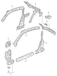 5C5810418-Reinforcement-C pillar
