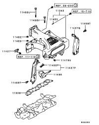 MD143348-TANKENG AIR INTAKE SUR