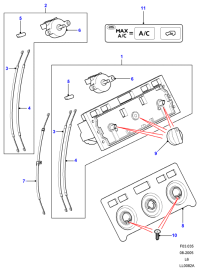 AWR5464PUY-Panel assembly-facia closure