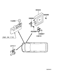 MD358962-CONTROL UNIT,ENG ELECTRONIC