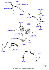 AE9Z2C190B-S/sensor assy-a. B .s