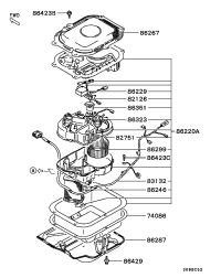 MB813491-SWITCH,RR HEATER FAN