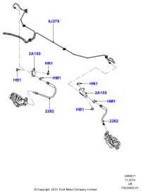 BB5Z2282A-Brake assy-rh