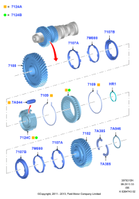 96WT7107DB-RING,SYNCHRONIZER