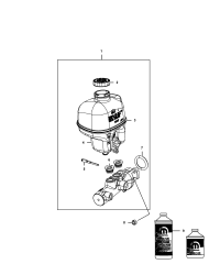 68207364AA-MASTER CYLINDER BRAKE