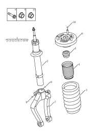4013032900-Strut assy-fr lh