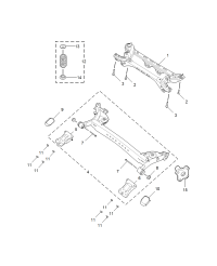 10655086-Bracket assy-rr susp torsion link ctr